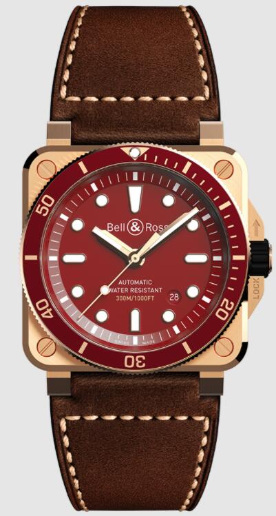 Bell & Ross BR 03-92 DIVER RED BRONZE BR0392-D-R-BR/SCA Replica watch